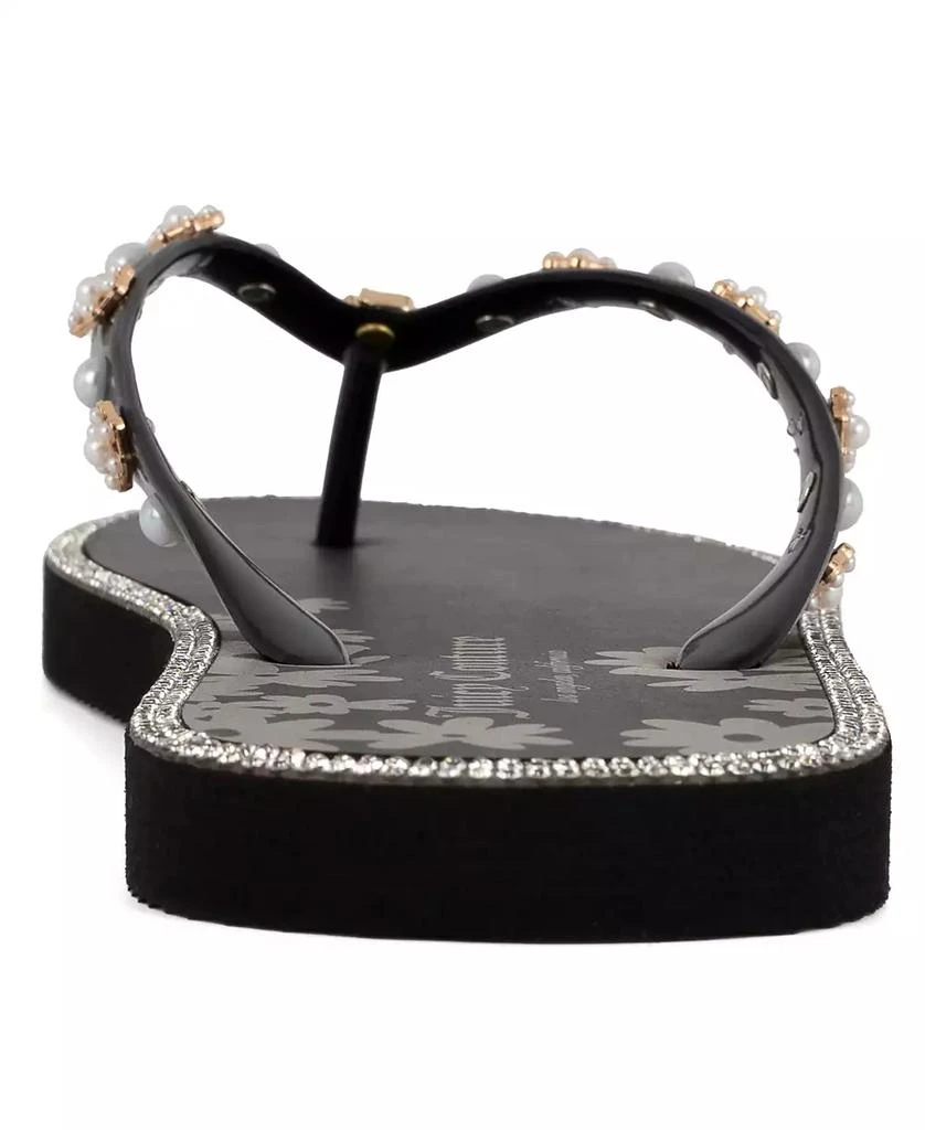Juicy Couture Women
s Sanba Embellished Flip Flops 3