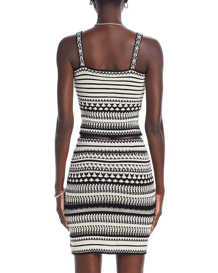 AQUA Striped Crochet Top - Exclusive 5