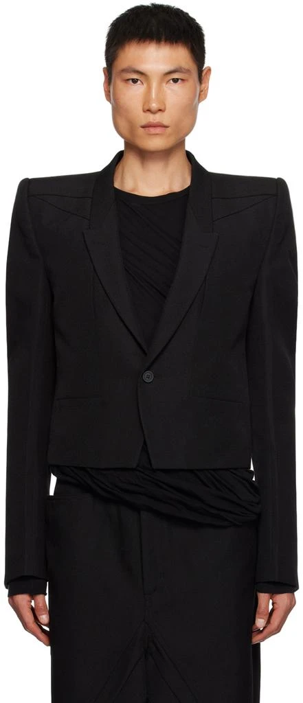 Rick Owens Black Fogpocket Neue Alice Blazer - Blazers  
