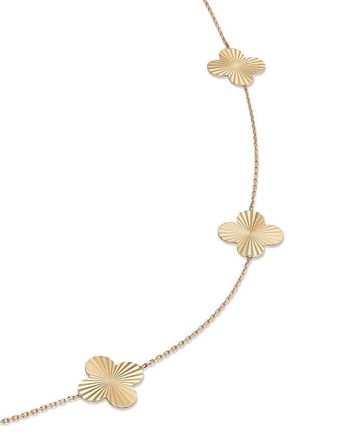 Alberto Amati 14K Yellow Gold Flower Statement Necklace, 27" 3