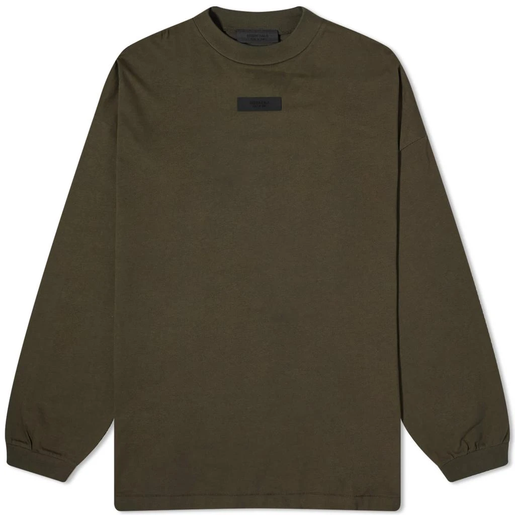 Essentials Fear of God ESSENTIALS Spring Tab Long Sleeve T-Shirt - Ink 1