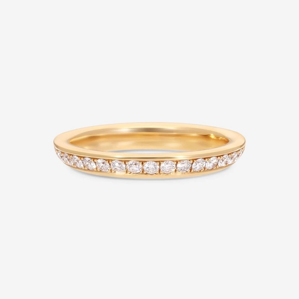 Gübelin Gübelin Classics 18K Yellow Gold & Diamond Wedding Ring Sz. 5.5 47C-0150 3