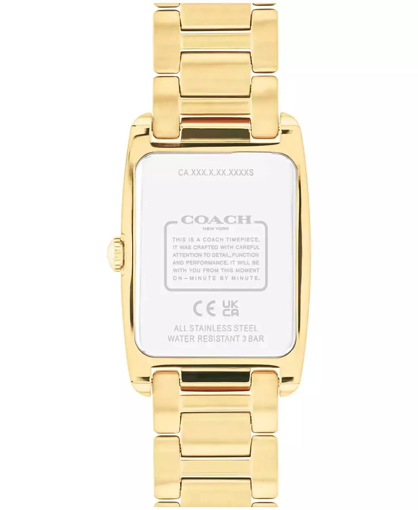 Coach Women's Reese Rainbow Gold-Tone Stainless Steel and Rainbow Crystal Watch 24mm 3