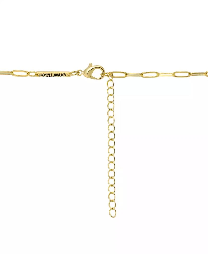 Unwritten Crystal Cross Charm Necklace 2