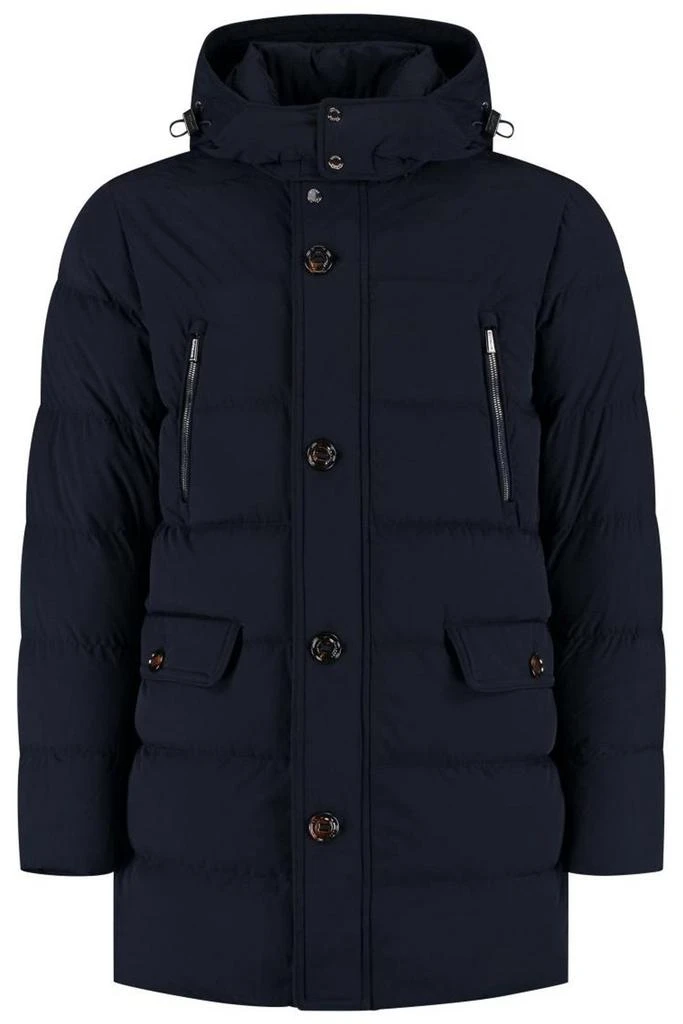 MOORER Moorer Button-Down Hooded Down Coat 1
