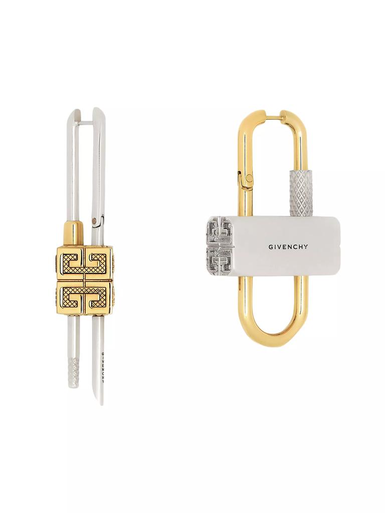 GIVENCHYロックアシンメトリーピアス GIVENCHY - ジバンシィ ロック アシンメトリー ピアス ロゴ