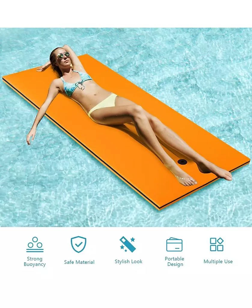 SKONYON 3-Layer Relaxing Tear-proof Water Mat 7