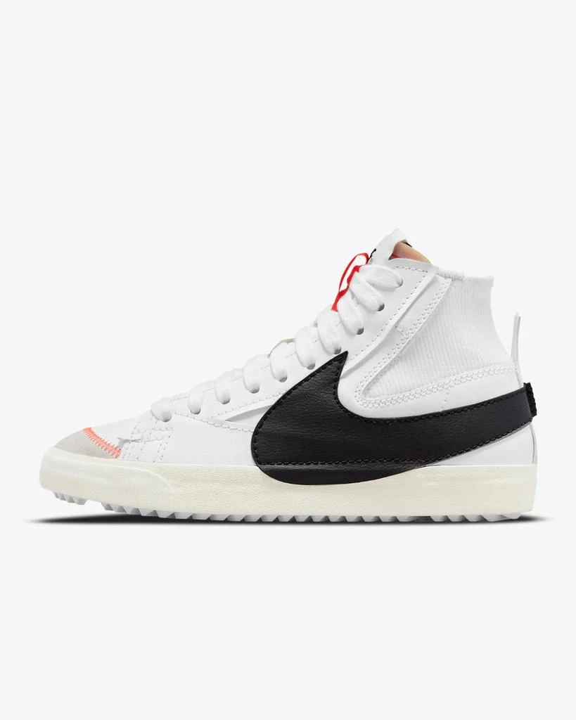 NIKE Blazer Mid '77 Jumbo DD3111-100 Sneaker Mens 12 White Leather Shoes RHS2926 1