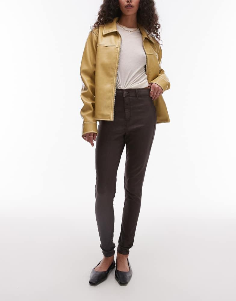 Topshop Topshop Joni high rise super skinny  jean in brown