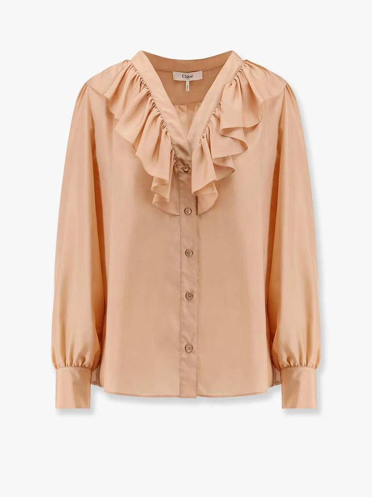 Chloé Silk shirt with rouches from Nugnes 1920