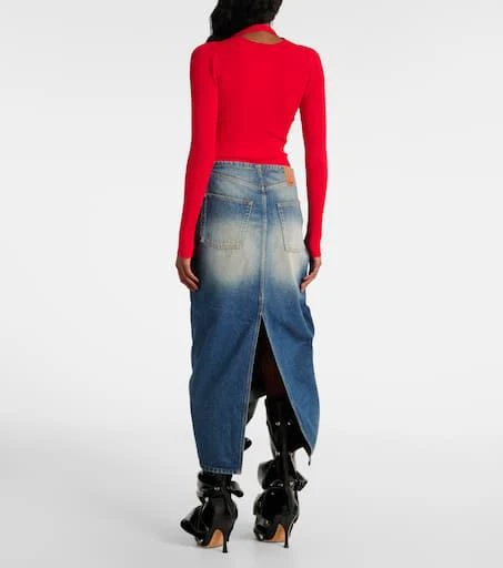 Y/Project Denim maxi skirt 3