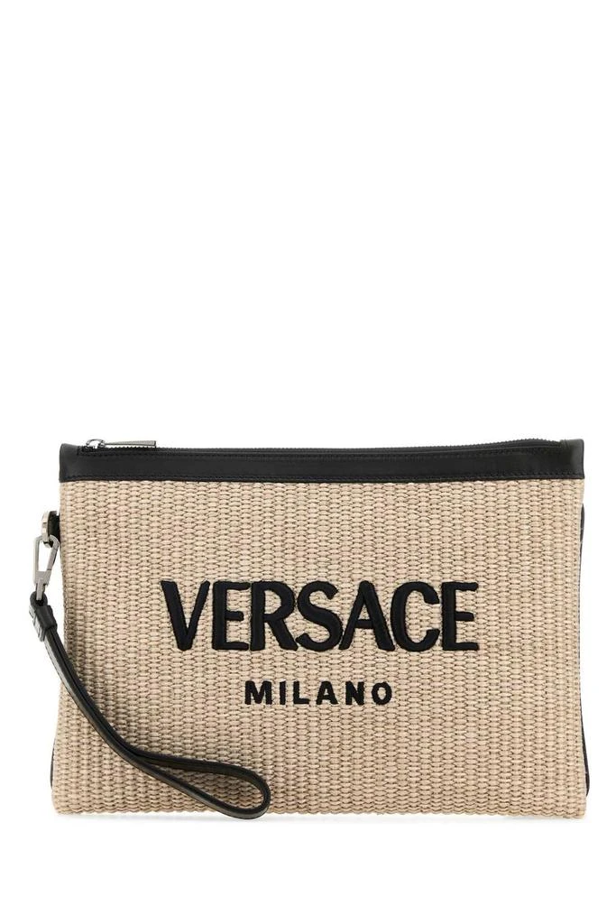 Versace Versace Milano Zipped Clutch Bag 1