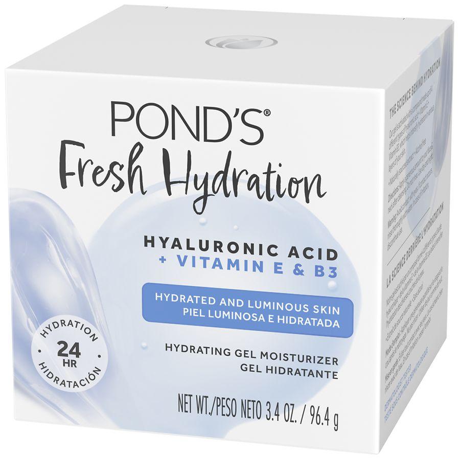POND'S Fresh Hydration Gel Moisturizer Hyaluronic Acid + Vitamin E & B3