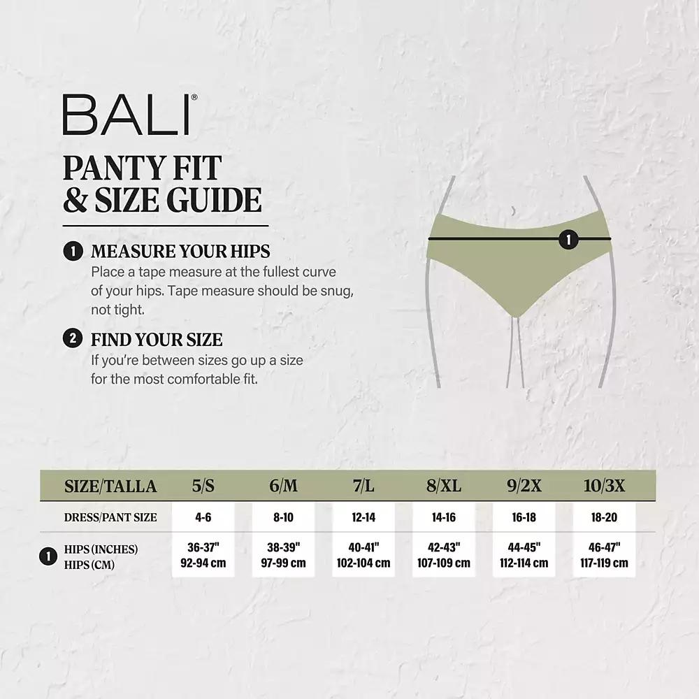 Bali Women's Comfort Revolution Modern Seamless Brief Underwear DFMSBF