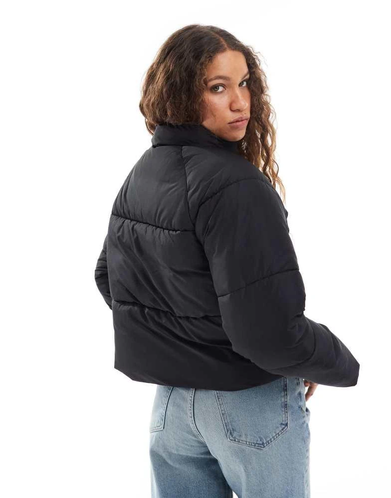 Monki Monki padded jacket in black 3