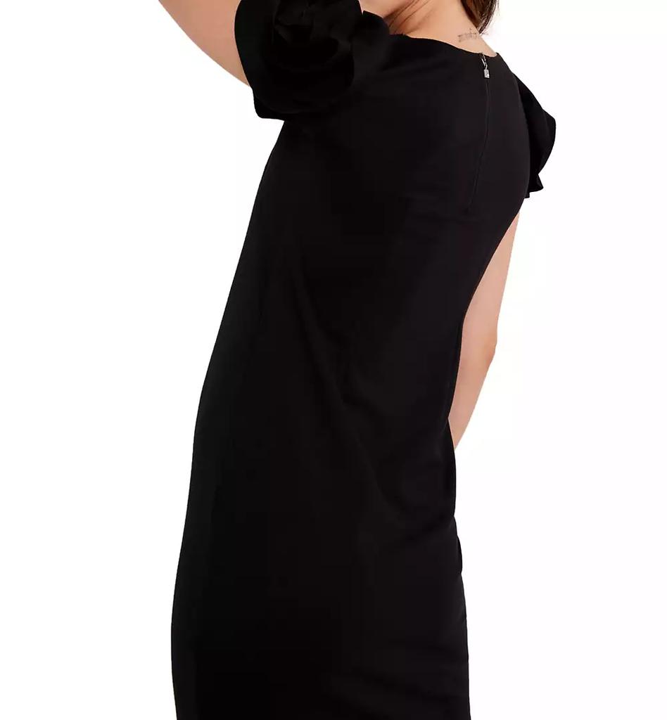 A Pea in the Pod Maternity Short Sleeve Ruffled Shift Dress