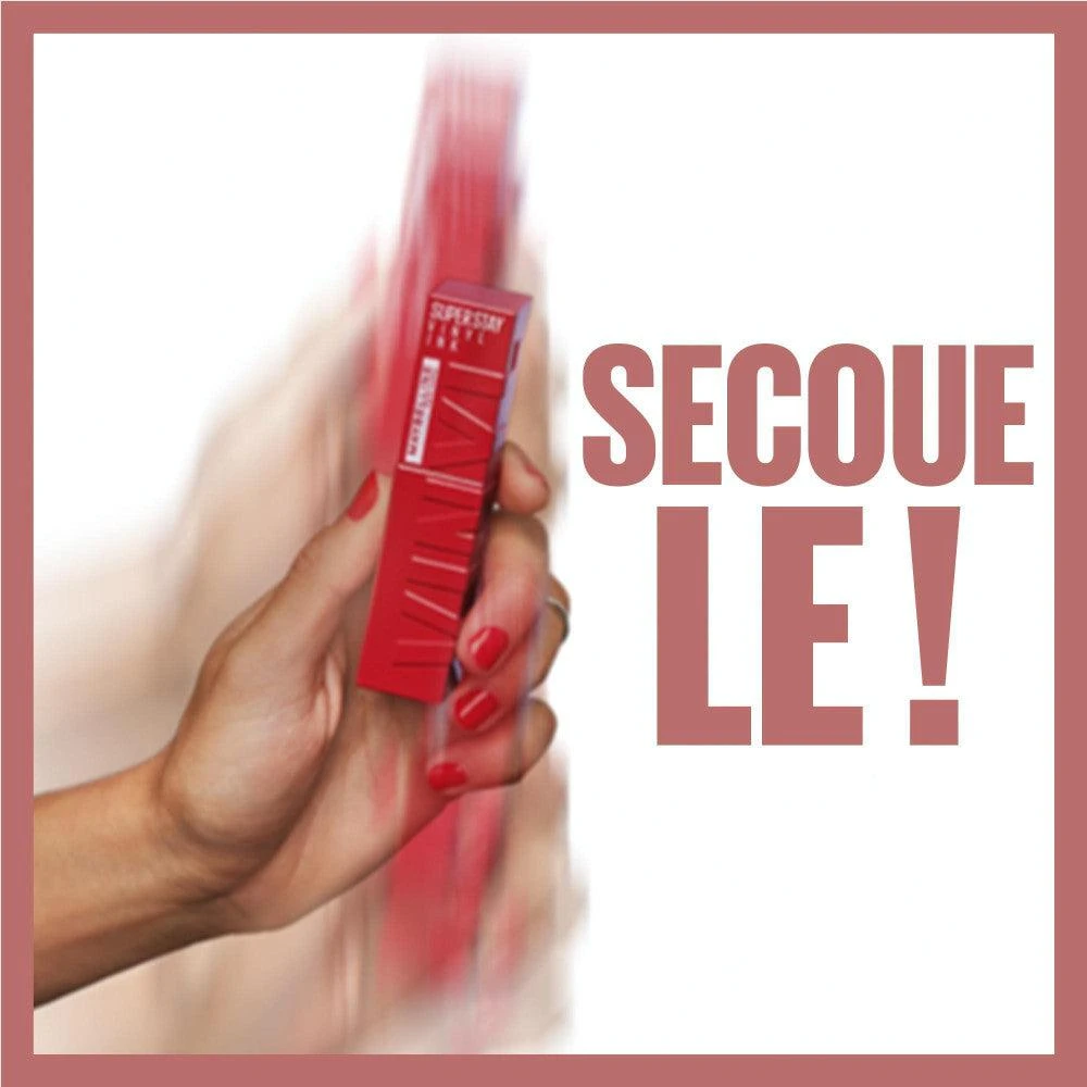 Maybelline Superstay Vinyl Ink Nude Shock Encre À Lèvres Effet Vinyl 135 Fearless 6
