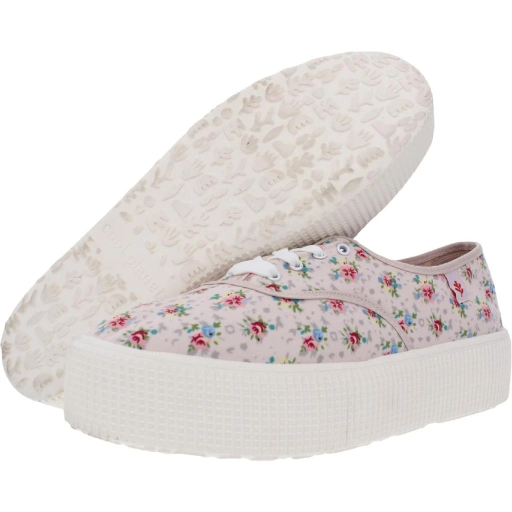 Steve Madden Stream Womens Recycled Fabric Floral  Print Fashion Sneakers 3