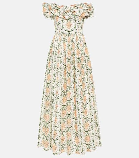 Agua by Agua Bendita Espliego cotton floral maxi dress 1