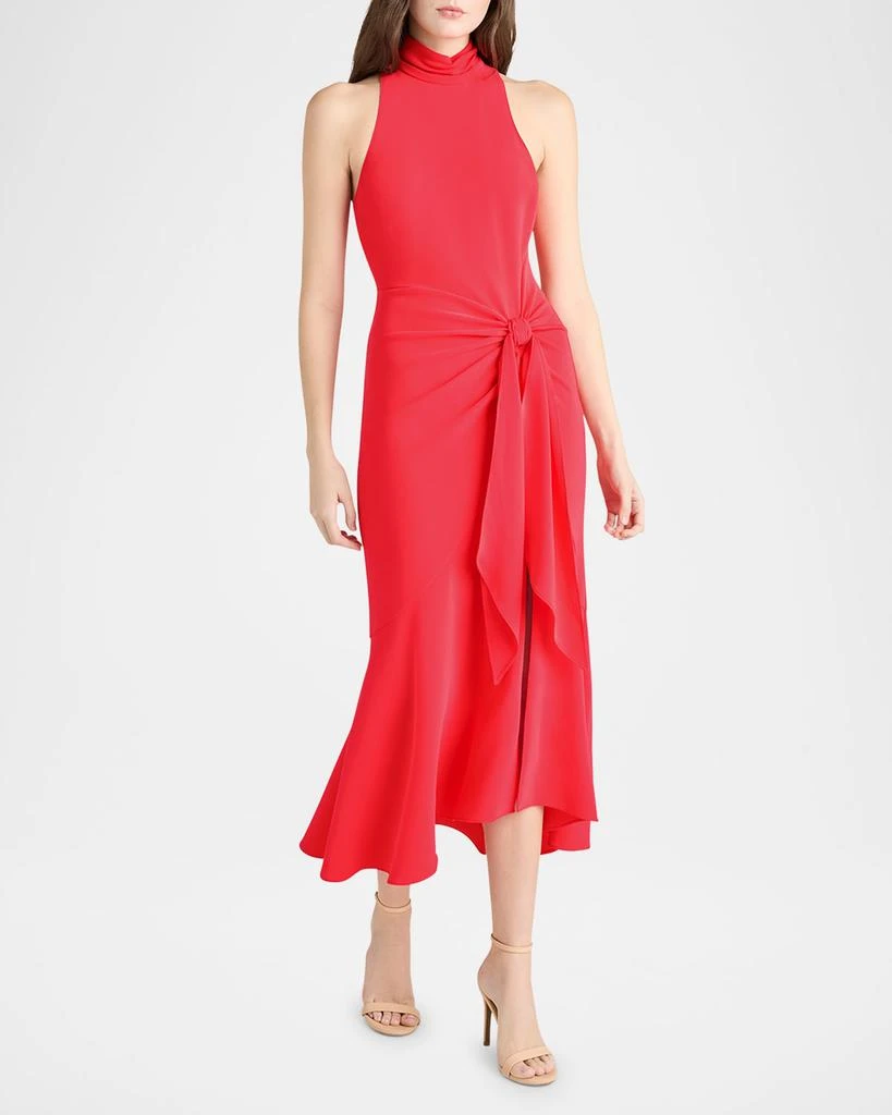 Cinq a Sept Rori Draped Matte Jersey Midi Dress 2