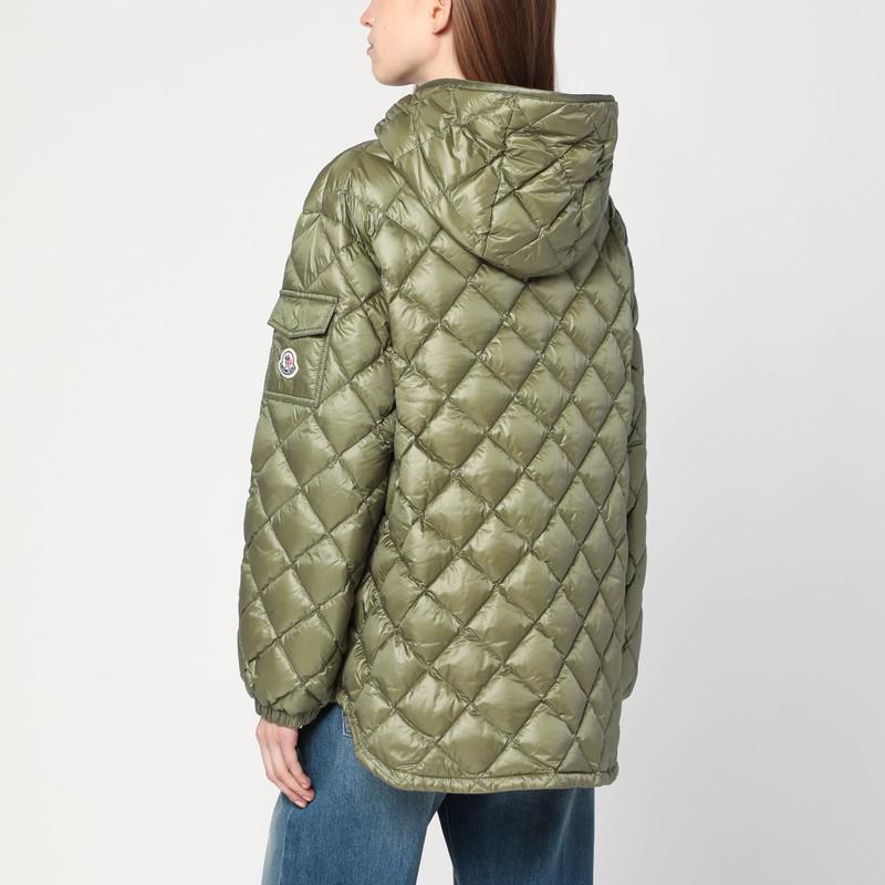 Moncler Green quilted jacket in nylon - Jackets - Compare