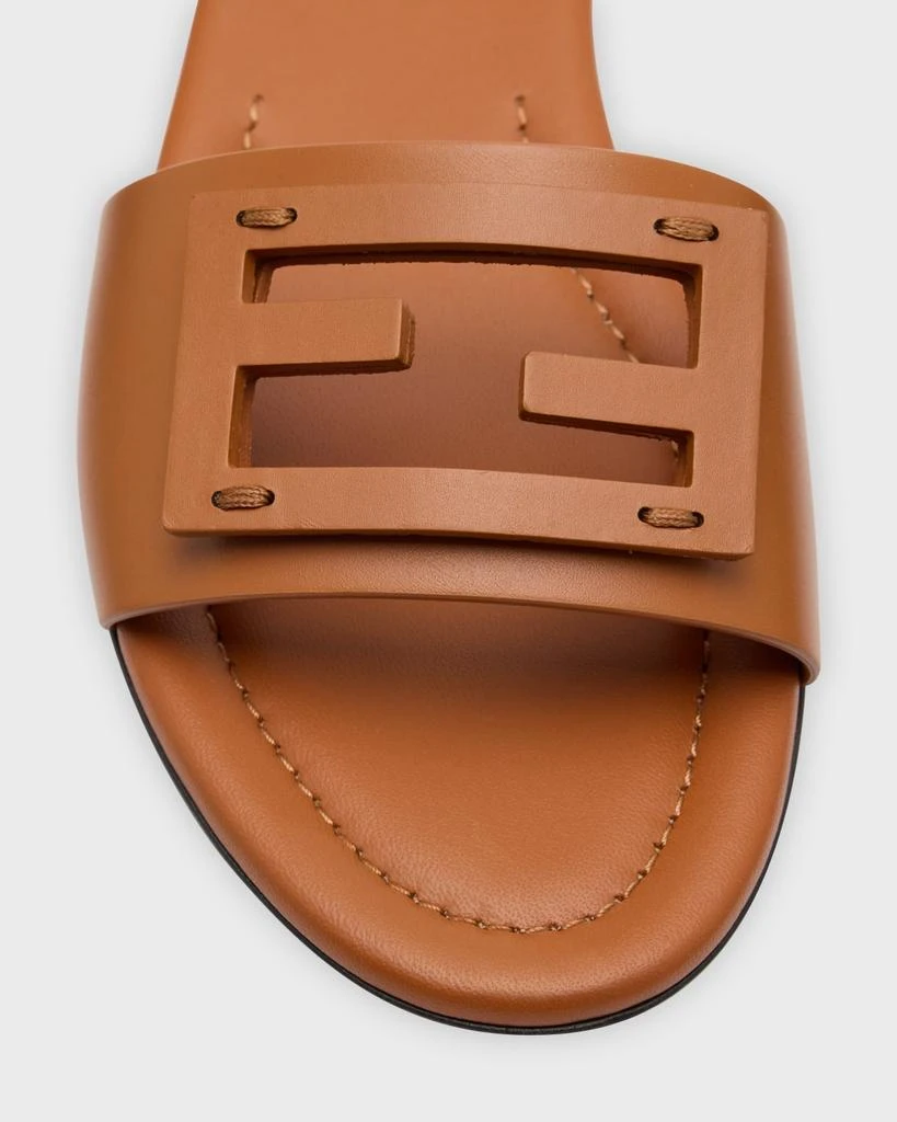 Fendi Baguette FF Tube Medallion Flat Sandals 7