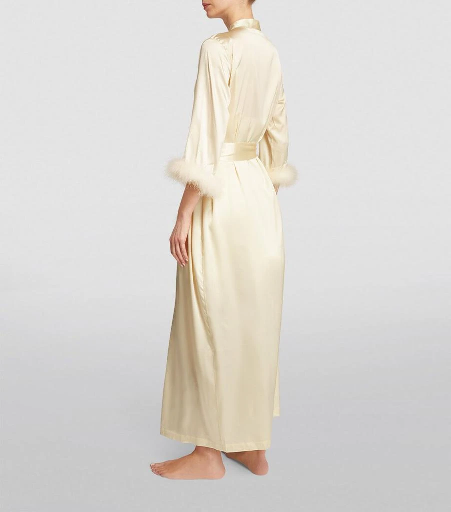 GILDA & PEARL Silk Celeste Long Robe 4