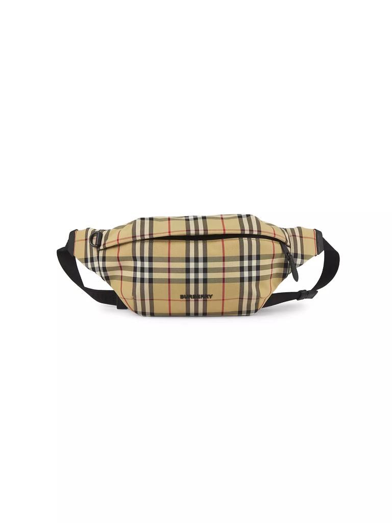 【BURBERRY】MD SONNY CHECK BIN チェック柄ウエストバッグ ri43 Display Item Burberry Sony Belt Bag Vintage Check Waist