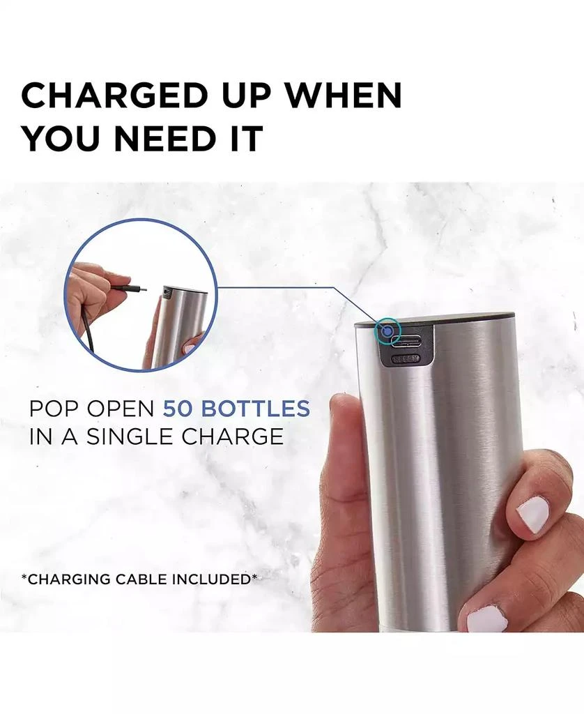 Ivation Electric Wine Bottle Opener Set, Stainless Steel Wine Opener 3