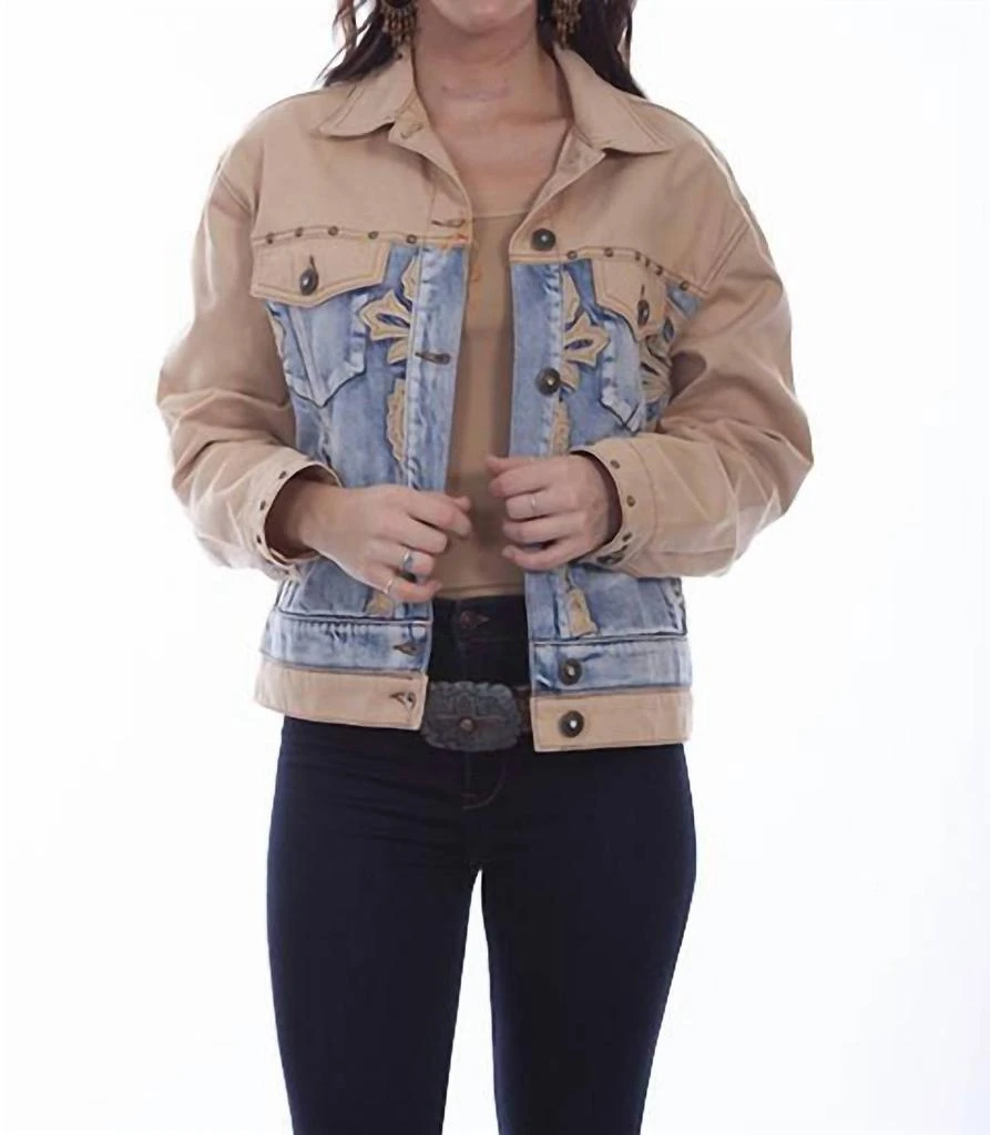 Scully Scully - Honey Creek Two Tone Jean Jacket 1