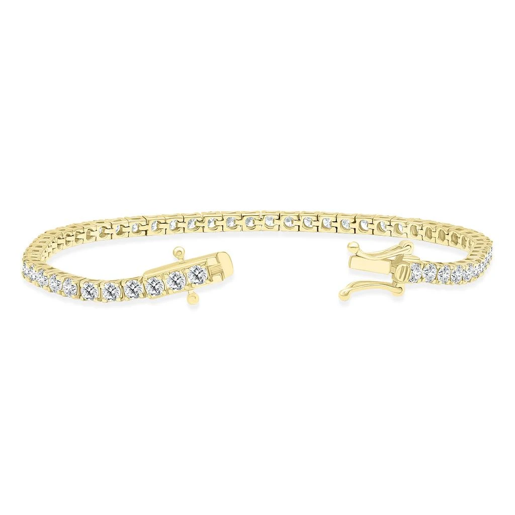 SSELECTS 6 Carat Tw Diamond Tennis Bracelet In 14K Yellow Gold 4