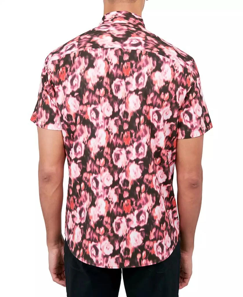 Society of Threads Men's Regular Fit Non-Iron Performance Stretch Floral Print Button-Down Shirt 2