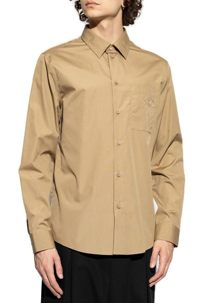 Burberry Burberry Logo Embroidered Long Sleeved Shirt 2