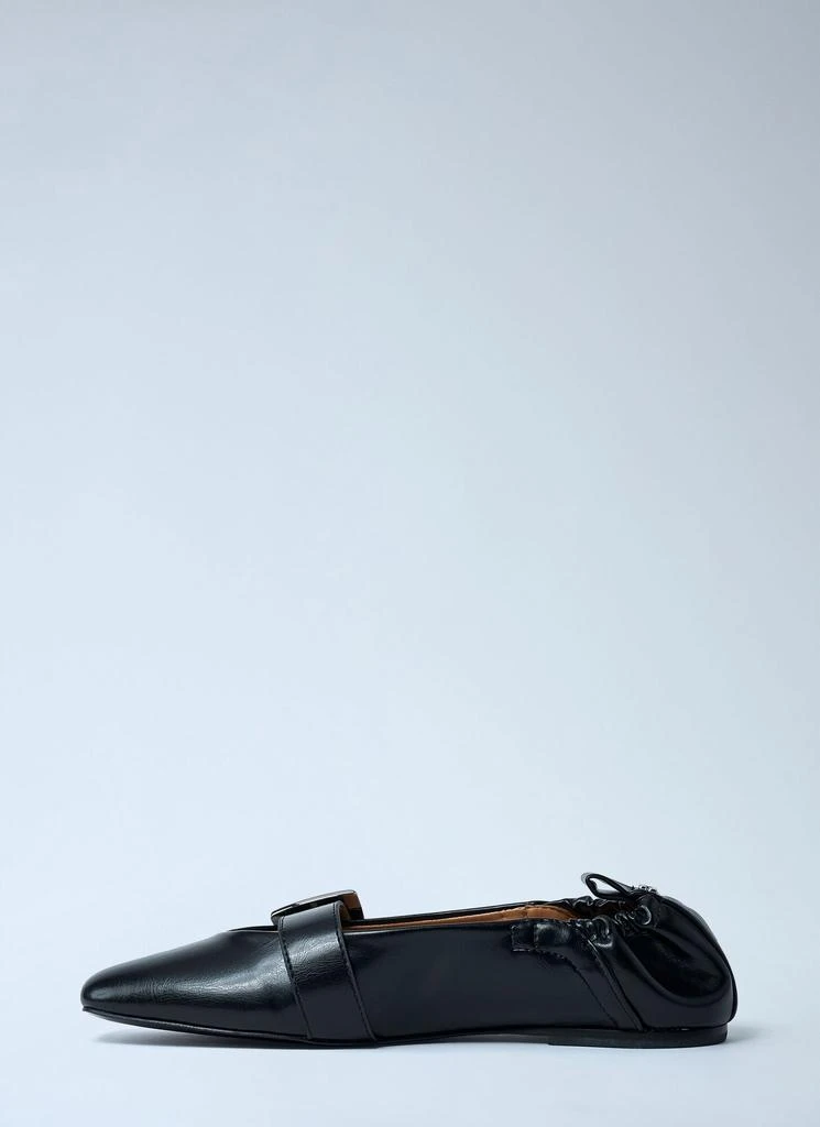 Ganni Butterfly Stap Ballerina Flats 4