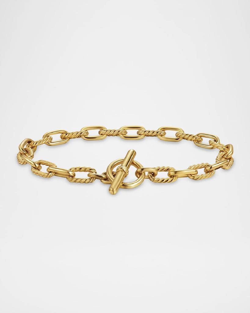 David Yurman Madison Bracelet with Toggle in 18K Gold, 6mm