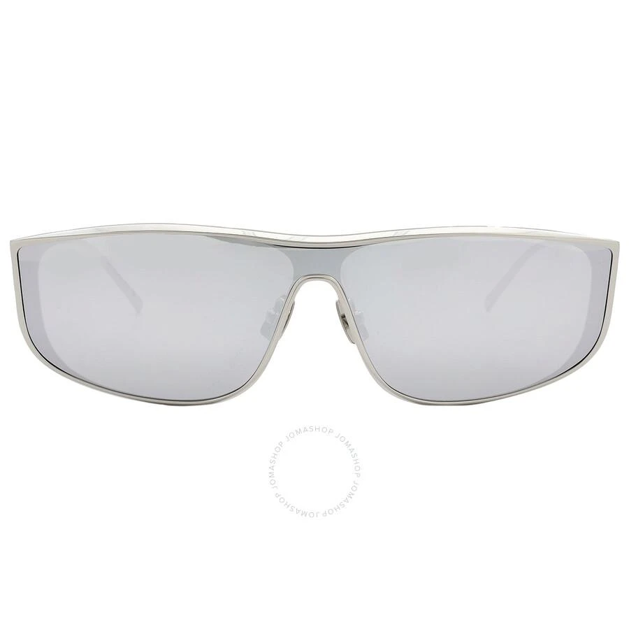NEW SAINT LAURENT LUNA SL605 001 SILVER GRAY SHIELD SUNGLASSES SL 605 SHIELD Saint Laurent | Accessories | New Saint Laurent Sl65 Luna  main image 3