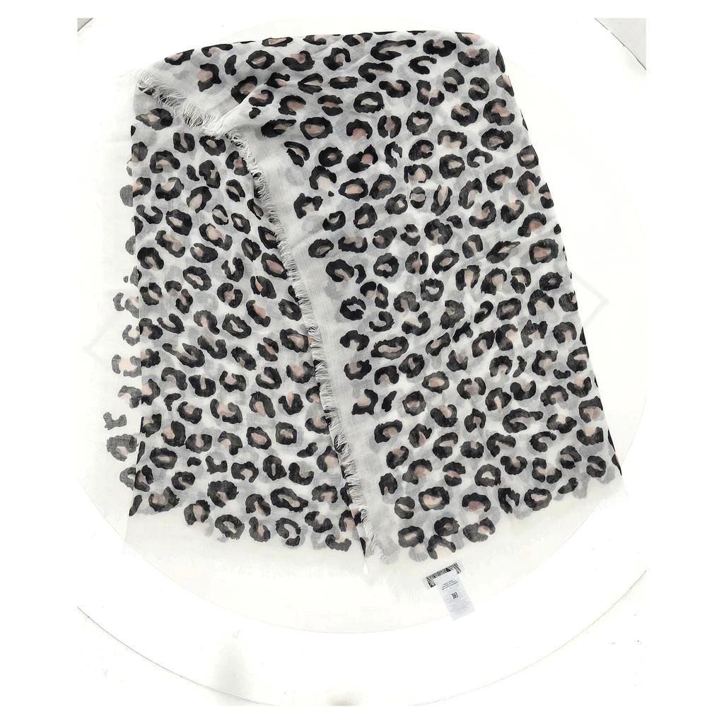 Alaïa Printed Scarf in Animal Print Cashmere 4