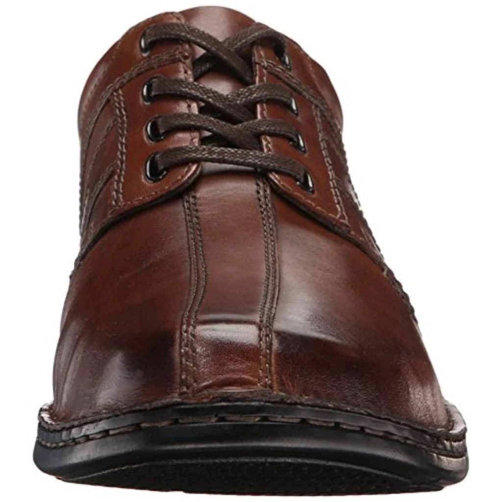 Clarks Touareg Vibe Mens Leather Distressed Oxfords 5
