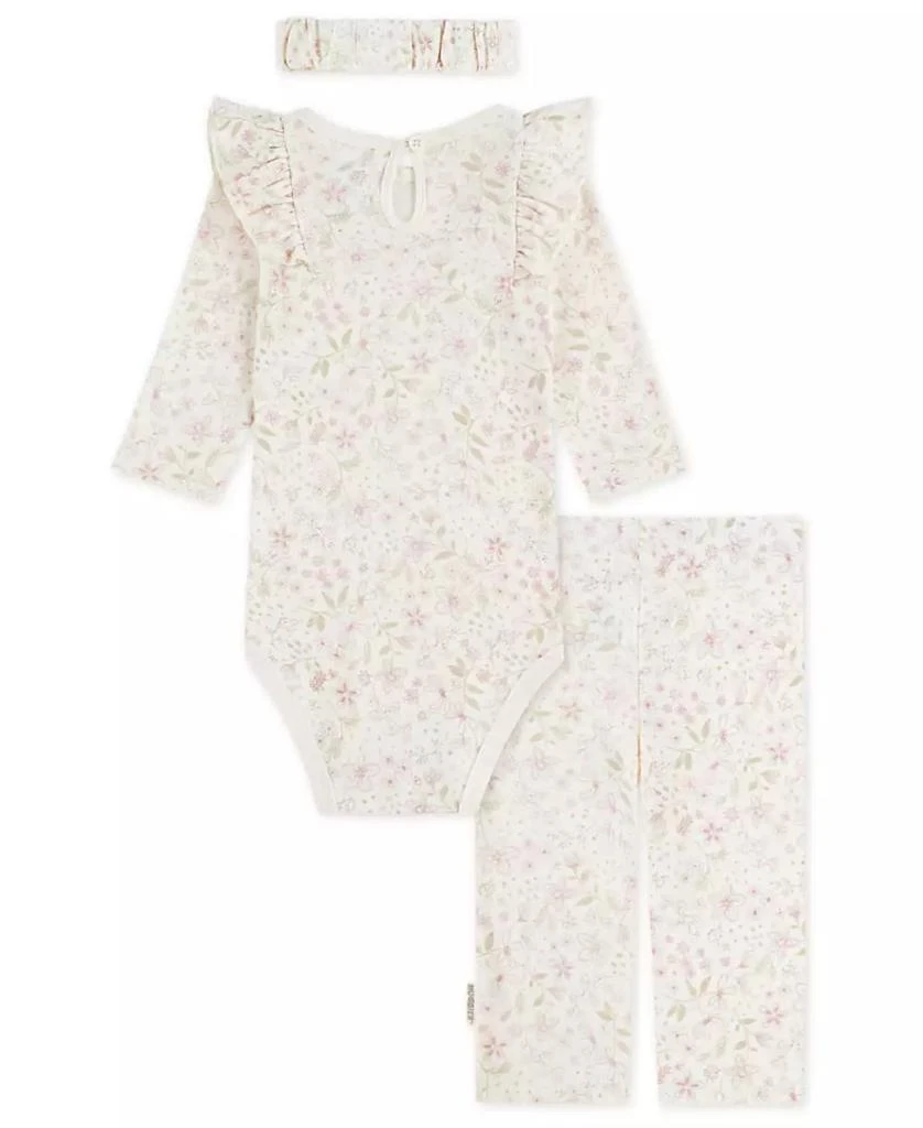 Huggies Babywear Baby Girls Bodysuit, Pants and Hairband, 3-Piece Set 2