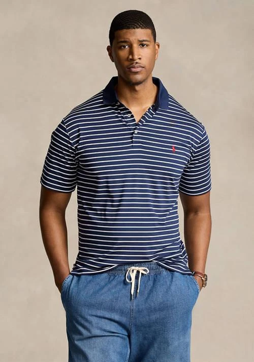 Ralph Lauren Ralph Lauren Big Tall Striped Stretch Performance Polo Shirt 1