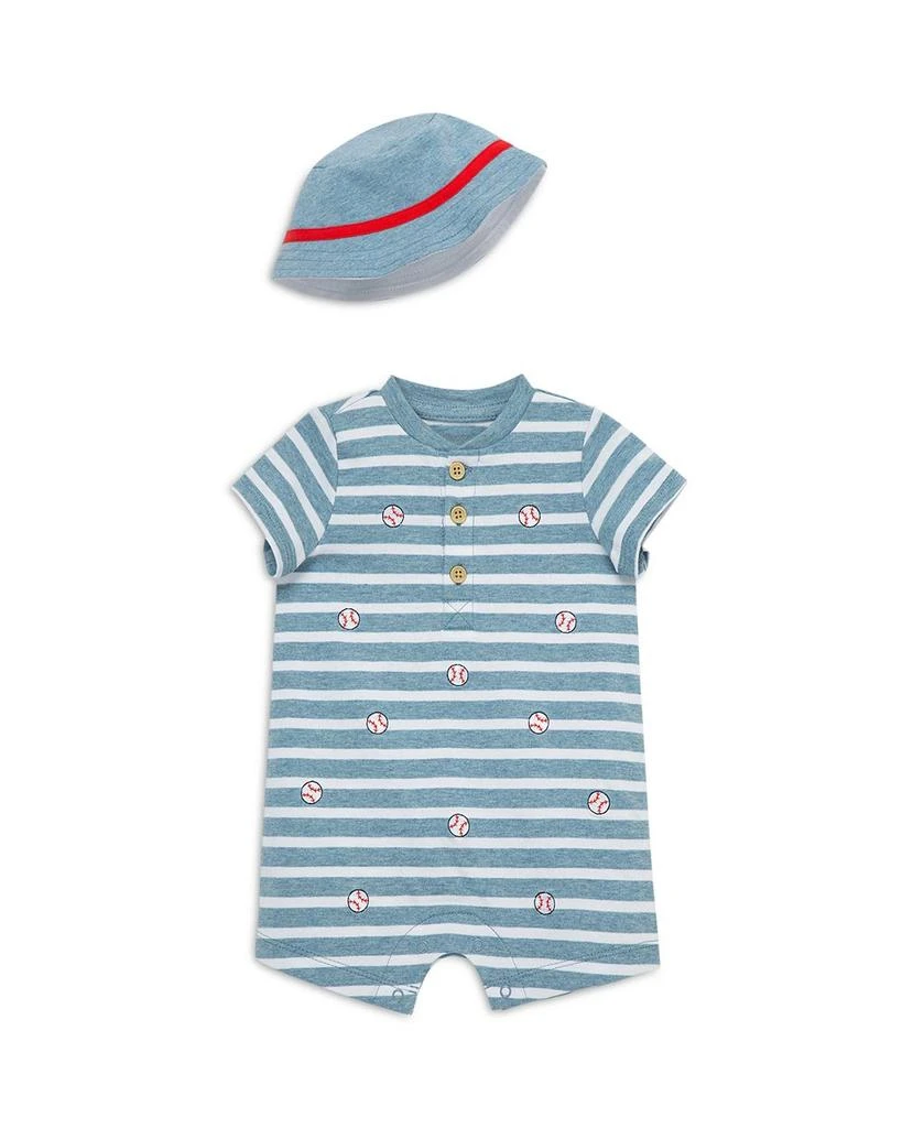 Little Me Boys' Baseball Romper & Hat Set - Baby 1