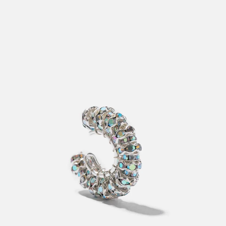 Pearl Octopuss.y Pearl Octopuss.y Silver-Plated Crystal Single Ear Cuff 1