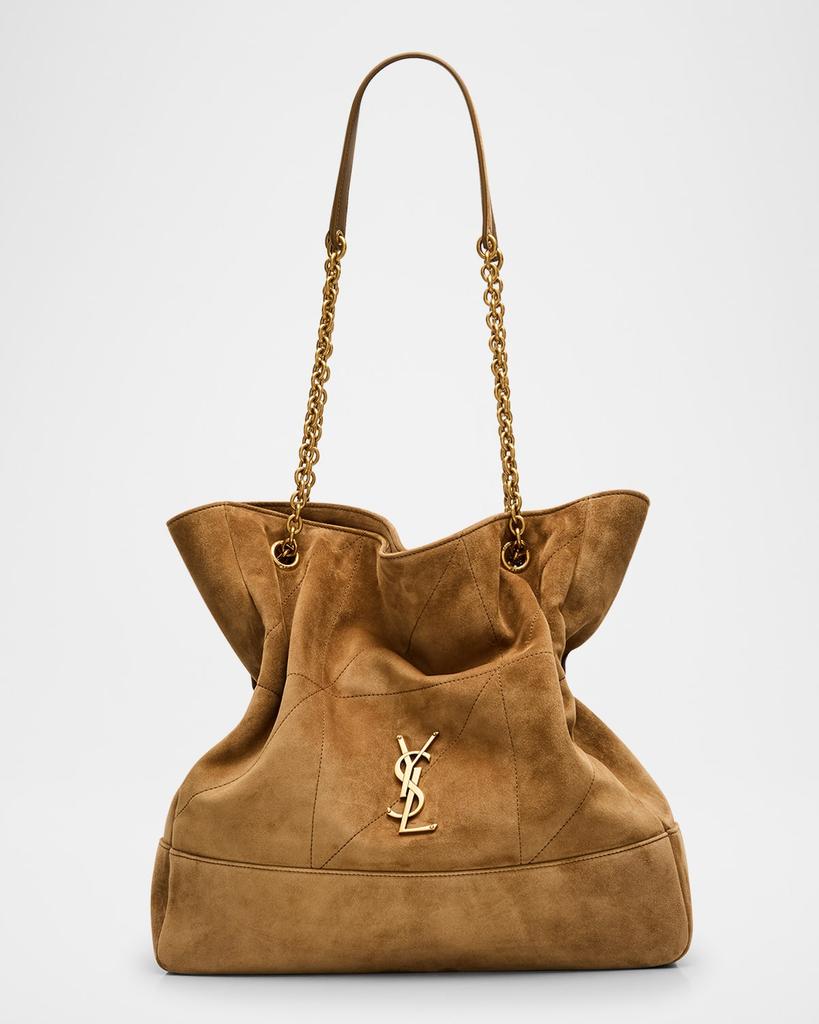 Yves Saint Laurent Jamie 4.3 Medium Drawstring Suede Shoulder Bag