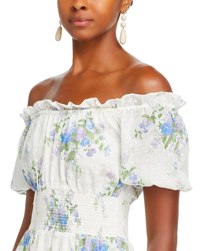 LOVESHACKFANCY Lai Ruffled Smocked Dress 2