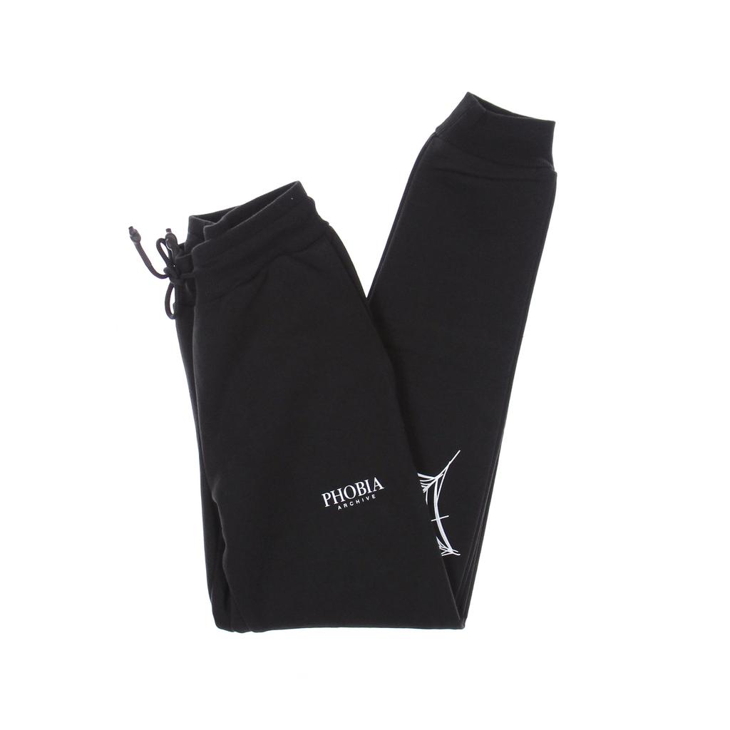 PHOBIA Lightweight Men's Tracksuit Pants White Cobweb Print Pant