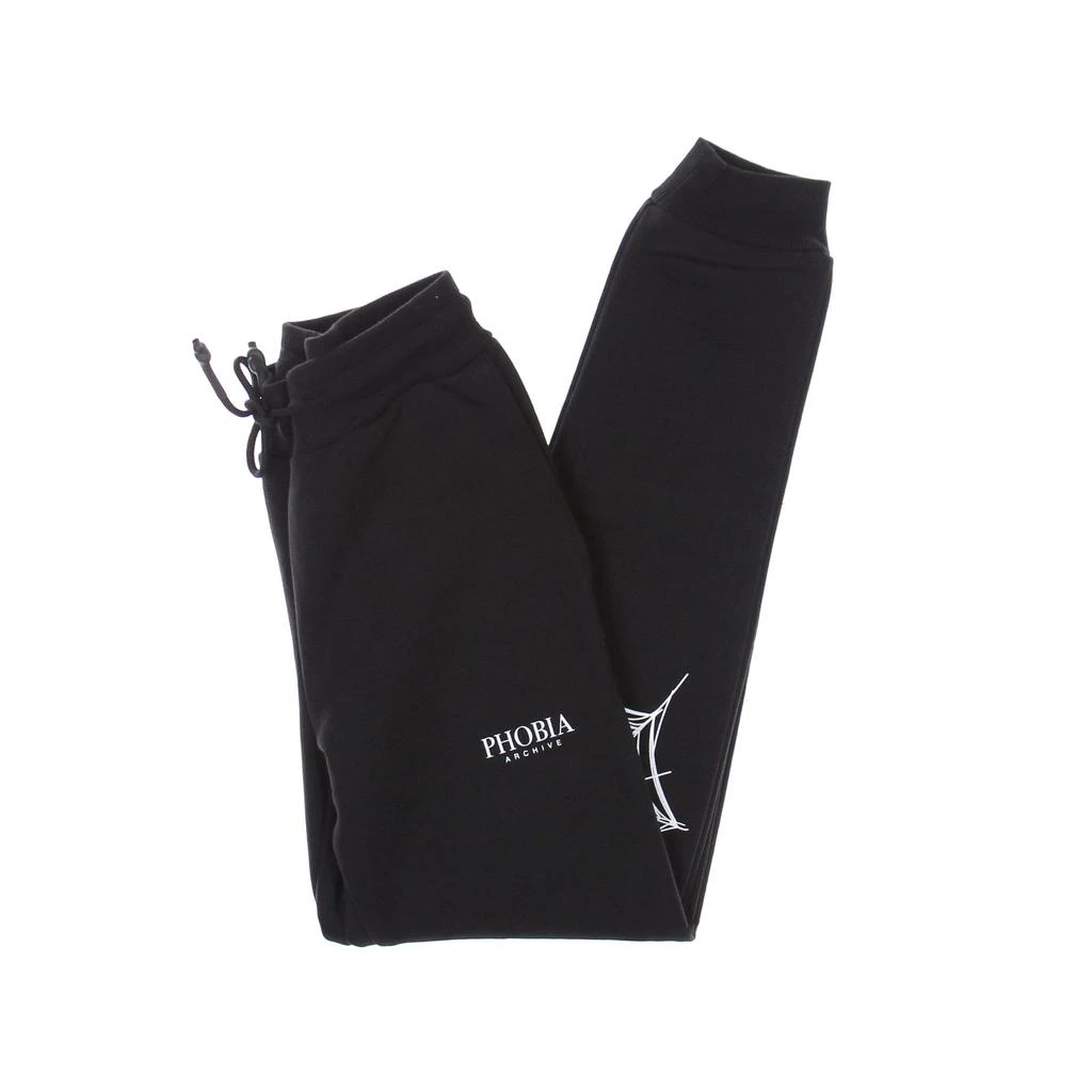 PHOBIA Lightweight Men's Tracksuit Pants White Cobweb Print Pant 1