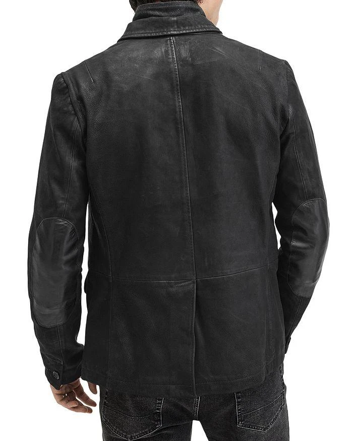 ALL SAINTS Survey Layered Leather Blazer 3