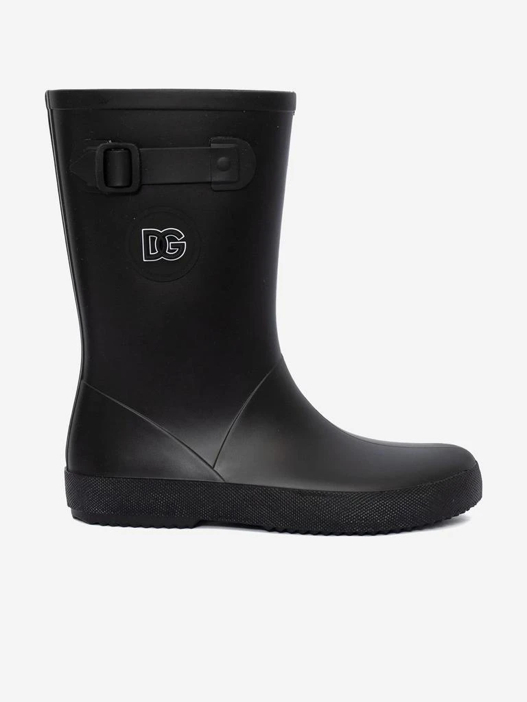 Dolce 
Gabbana Dolce 
Gabbana Kids Logo Rain Boots in Black