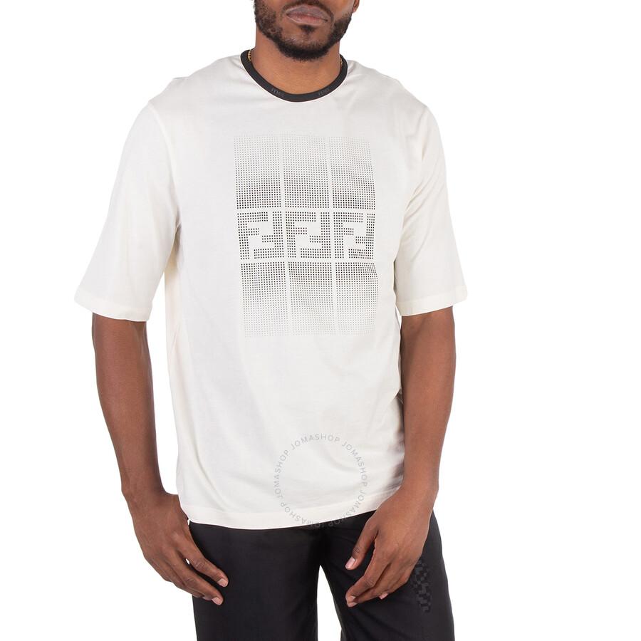 【送料&関税込】Fendi Crest Embroidered Crewneck T-shirt Fendi Fendi Crest Embroidered Crewneck T-Shirt - Gilets