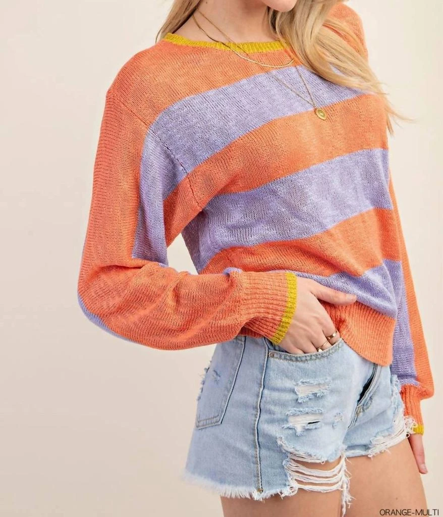 Kori Kori - Striped Loose Fit Sweater 5